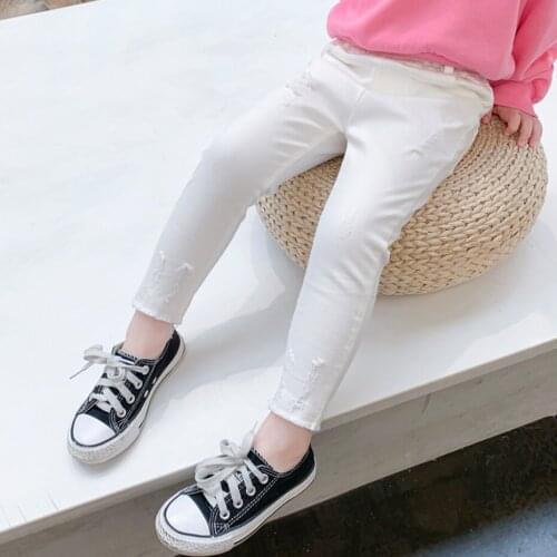 Toddler Girls Pants Cherry Pattern Girl Pant Spring Autumn Culottes For Children Casual Style Clothes Girl