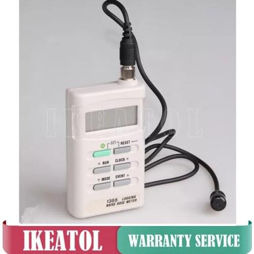 Digital TES1355 Sound Level Tester RS-232 Datalogging Noise Dose Meter TES-1355 Measuring Range 70-140dBA