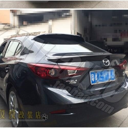For Mazda 3 Axela 2014-2019 high quality Spoiler on top of rear window and rear sunshade