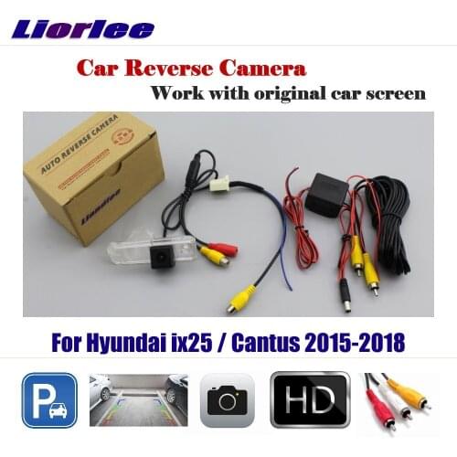 Car Reverse Camera For Hyundai ix25 Cantus 2015-2018 Auto Parking Rear View Backup Back CAM Display Accessories Alarm Systems