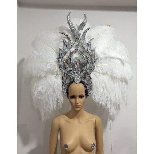 Lo spettacolo di danza copricapo di piume di accessori di abbigliamento La FESTA La Maschera IL Festival