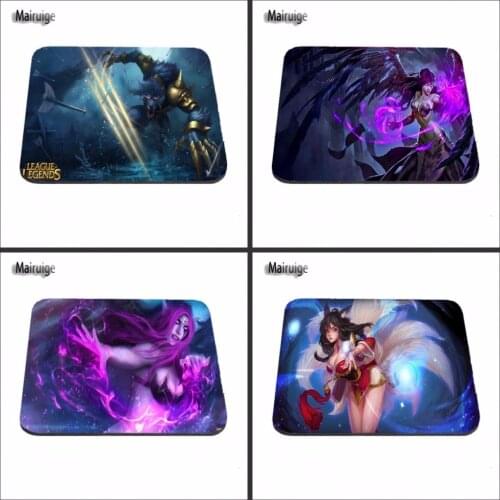 Mairuige Luxury print Hot 2018 League of Legends Morgana mouse pad with NO edge locking for internet game and office use