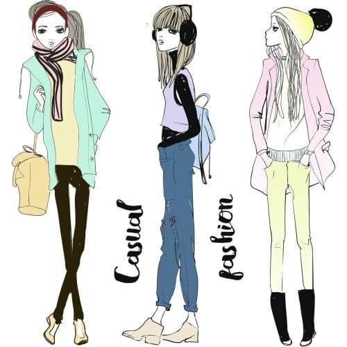 DABOXIBO Fashion Girl Clear Stamps Mold For DIY Scrapbooking Cards Making Decorate Crafts 2021 NEW Arrival