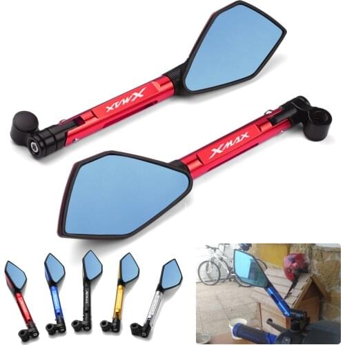Motorcycle CNC Aluminum Mirrors Moto Rearview Mirrors Side Mirrorsr For YAMAHA XMAX300 XMAX400 XMAX X-MAX 125 250 300 400