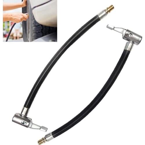 2021 Inflatable Extension Tube Air Inflator Connector Hose Adapter Twist Lock Valve Clip Clamp For Car Bicycle Motorbike Tire