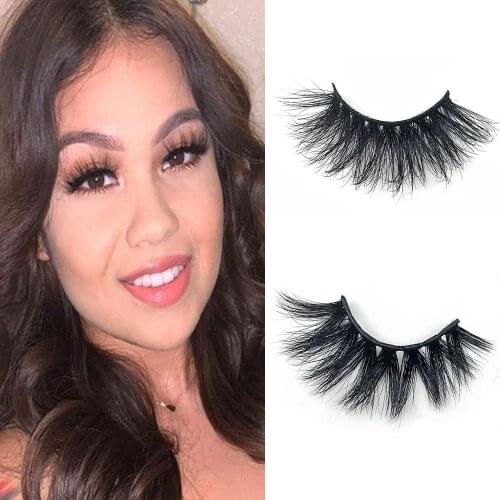 Shegoal E11 3D Mink Lashes High Volume Thick Dramatic Style 18mm Long Length Cruelty-Free and Reusable False Strip Eyelashes