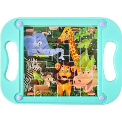 Palm Roller Labyrinth Toy Balanced Ball Concentration Training Puzzle Unzip Birthday Gift