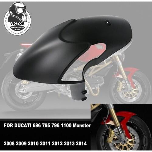 For Ducati Monster 696, 795, 796 S4R 1200 1100S EVO Motorcycle Front Fender Splash Guard Smooth Fairing