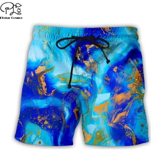 PLstar Cosmos Psychedel Colorful Art 3D Printed 2021 New Fashion For Men/Women Summer Casual Shorts Beach Short Pants Style-A22