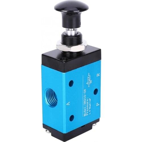 Air Valve Two-Position Three-way Hand Valve 1/4 Inch Pneumatic Components Machinery Parts 3R210-08