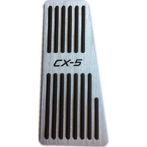 Anti-skid Auto Car Foot Rest Pedal With 3M Sticker Fit Mazda CX5 CX-5 2013-2018 Footpedal RestPedal Pad Cover Free Shipping