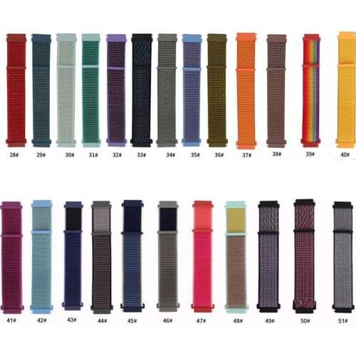 20mm 22mm watch band For Samsung Gear S3 S2 galaxy watch 46mm 42mm sport nylon for amazfit for huawei watch strap