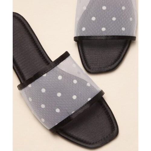 2021 Women Slippers Flat Heel Square Toe Ladies Slides Fashion Summer Breathable Sandal Female Outdoor Beach Flip Flop Shoe