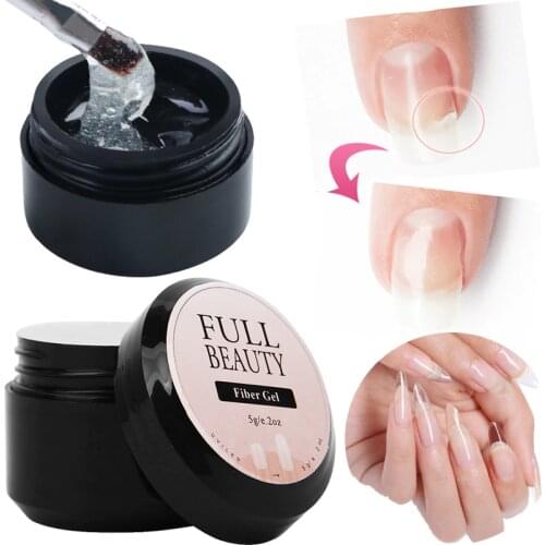 1pcs Fiber glue Varnish Nails Repair UV Gel for Nail Art Extension Building Glue Acrylic Fiberglass Polish Manicure Tool