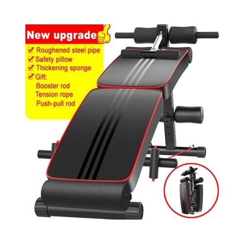 Universal Sit Up Abdominal Benches Board abdominal Exerciser Equipments Training Muscles Fold Dumbbell Fitness Machines Home