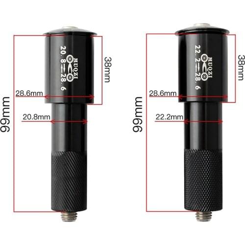 Bicycle Riser Hanging Core 20.8/22.2 Turn 28.6mm Childrens Balance Sliding Handlebar and Front Fork Conversion Rod