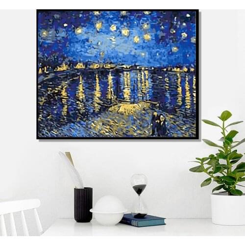 YIJIE Paintings By Numbers On Canvas