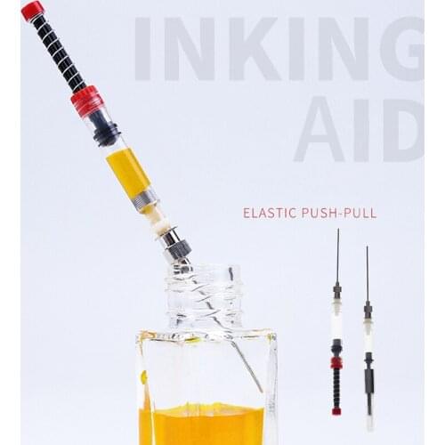 1Pc Fountain Pen Spring Filler Ink Auxiliary Absorber Ink Syringe Tool