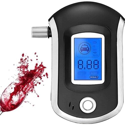 AT6000 Digital Breath Alcohol Tester LCD Dispaly Breathalyzer Analyzer