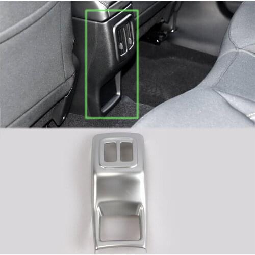 Car Accessories Interior Decoration ABS Whole Armrest Box Rear Air Vent Outlet Cover Trim For Jeep Compass 2017 Car Styling