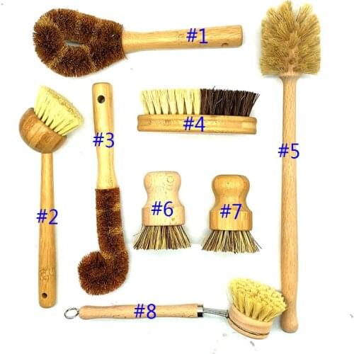 Wood Brush Plant Cleaning Brushes Plastic Free Eco Finendly Bamboobrushes