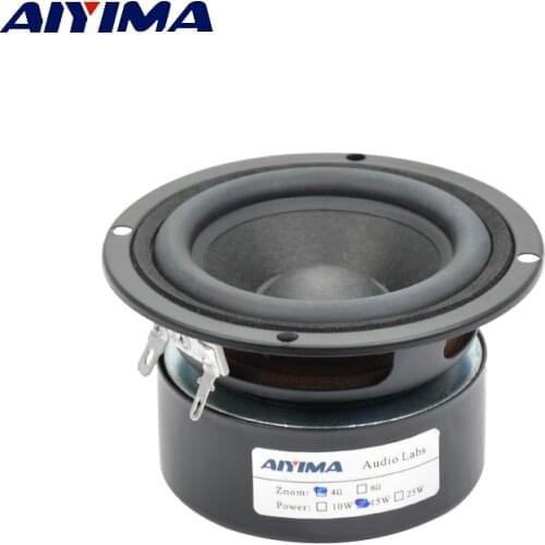 AIYIMA Audio Tweeter Loudspeakers 3Inch 4 Ohm 15W Fever Full Range 2.1 Unit Sound Box Transparent Professional Hifi Speakers