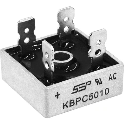 2PCS KBPC5010 5010 50A 1000V Phases Diode Bridge Rectifier New And Original