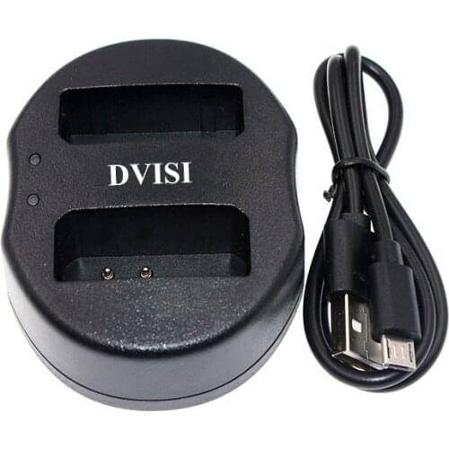 DVISI 1Pc LP-E10 Dual USB Charger for LPE10 E10 for Canon KISS X50 X70 EOS 1100D 1200D 1300D T3 1100D 1200D Rebel T5