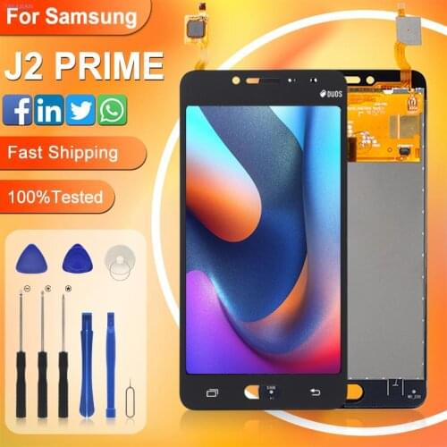 Catteny For Samsung Galaxy G532 Lcd J2 Prime Display With Touch Panel Digitizer Assembly Replacement SM-G532 G532F G532F Screen