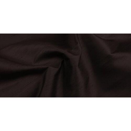 Howmay 100% pure silk fabric dupion dupioni 16m/m 19m/m 45" 114cm coffee for decoration or DIY curtain cushion cover
