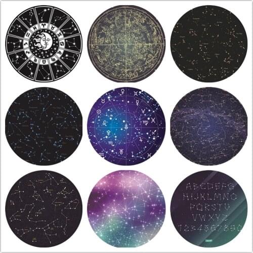 Nordic Trend Round Carpets For Living Room Bedroom Area Rugs Fashion Home Hotel Antiskid HD 3D Floor Printed Creative Mat Carpet