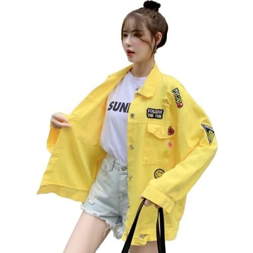 LUKAXSIKAX Womens Denim Jackets