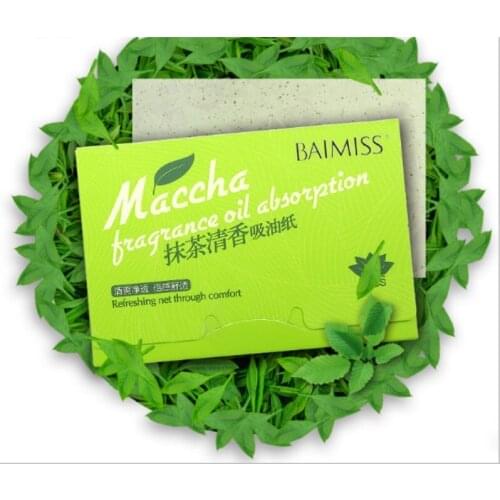 Matcha Facial Absorbent Paper Oil Face Cleanser Deep Black Head Remover Acne Treatment Face Tools Beauty new100packs