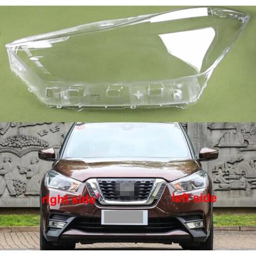 For Nissan Kicks 2017 2018 2019 Headlight Cover Headlight Shell Transparent Cover Lens Lampshdade Headlamp Shell Glass