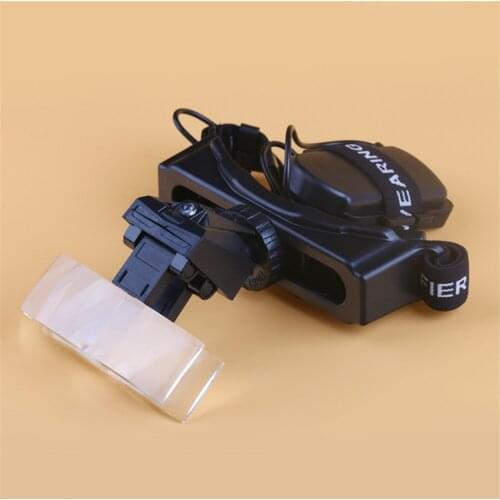 BIJIA with LED Lights HD Reading Head-mounted Magnifying Glass Watch Antique Clocks Repair 8 Sets of Lenses 9892E
