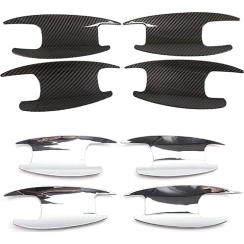 NEW-4PCS ABS Door Bowl Cover Car Accessories for Mercedes Benz W213 E Class W205 C Class GLC X253 2016-2019