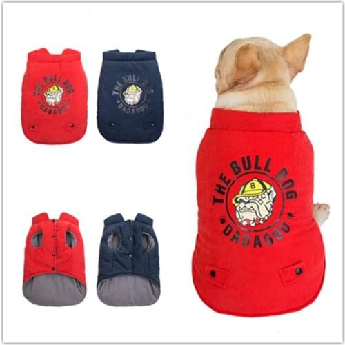Pet Dog Clothes for Small Dogs Cat Pug Clothes Chihuahua Puppy Clothing Shirt Winter Warm Coat Jacket Printed Ropa Para Perros