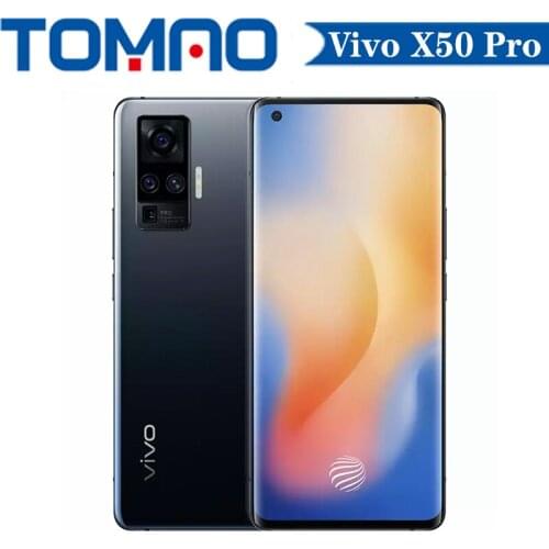 Official Original Vivo X50 Pro 5G mobile phone 60X Zoom 33W AOMLED 48.0MP Snapdragon 765G 8GB RAM 128GB 256GB ROM Google play