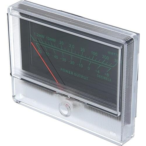 VU Panel Meter TN-90A Audio Power Amplifier Indicator Preamp Tube AMP DB Table Level Header With LED Backlight Instruments