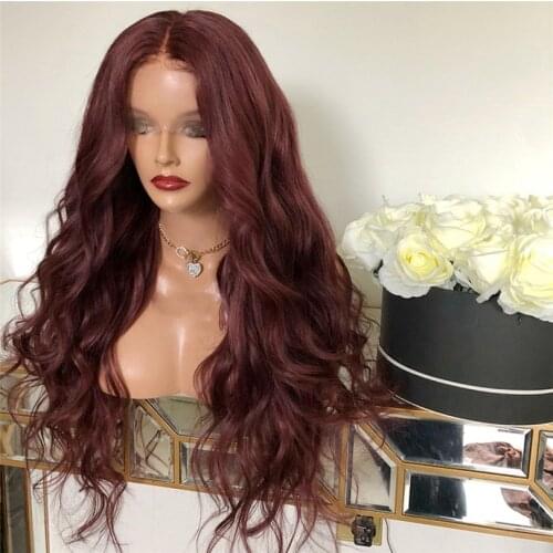 Full Lace Wigs Chocolate Brown Human Hair Brazilian Remy Glueless Wig Preplucked with Baby Hair For Women