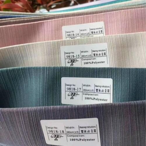 Dole Satin Blackout Curtains 100% Full Shade Curtain Drape For Living Room Modern Hotel Project Fabric Blind Bedroom Curtain