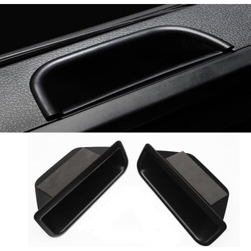 For Volkswagen VW Transporter T6 Caravelle 2017 2018 2019 Car Inner InSide Front Door Handle Armrests Storage Box Case ABS Tray