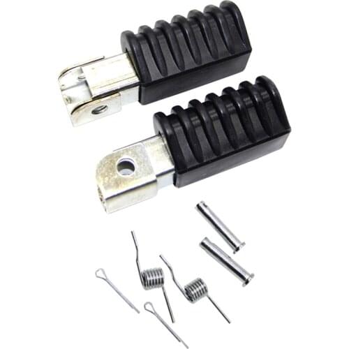 Motorcycle Left & Right Footrest Foot Rest Pedal Pegs for Yamaha PW50 PW80 PW 50 80 Dirt Pit Bike Motorbike ATV Quad D30