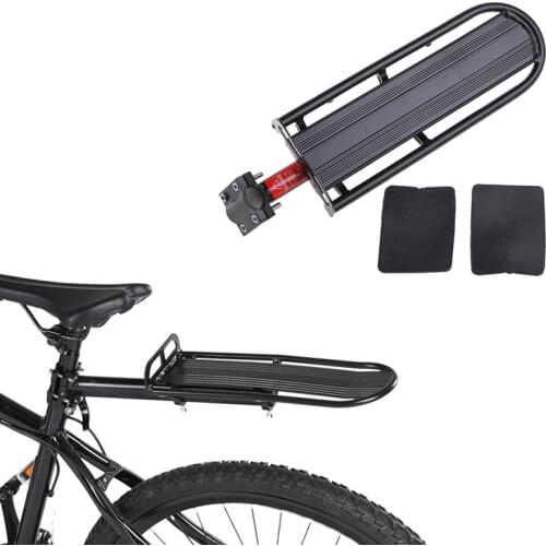 Bike Rear Shelf MTB Road Bike Flat Retractable Carrier Rack Luggage Stands Sub Frame Bicycle Rack Cycling Accessories