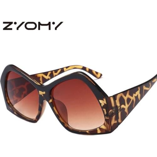 Q Gradient Color Lenses Fwmale Female Eyewear Brand Designer Driving Goggles Irregularity Women Sunglasses UV400