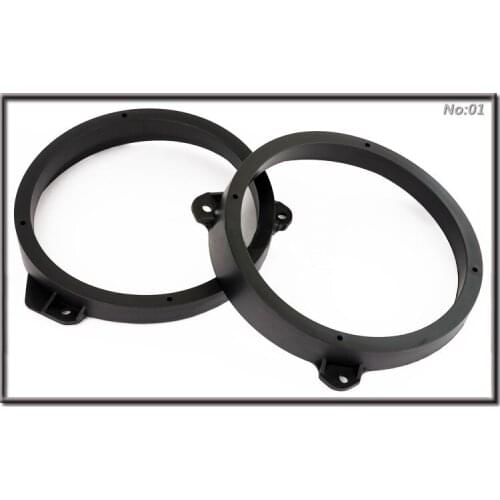 2PCs Special Adapter for Subaru Forester Outback Front Door 6.5 Inch Speaker Mounts Car Audio Speakers Modification 6.5'' Solid