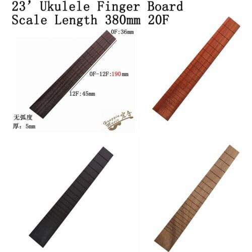 23 "380 string ukulele guitar rose wood ebony fingerboard standard production repair material