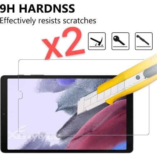 2Pcs Tablet Tempered Glass Screen Protector Cover for Samsung Galaxy Tab A7 Lite Full Coverage Screen Protector