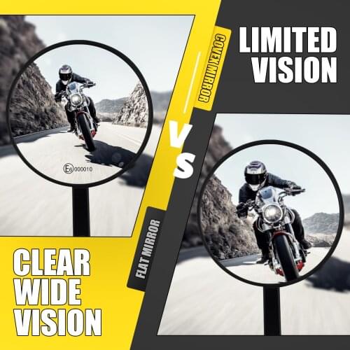 Motorcycle Handlebar Mirror Rearview Motorcycle Bar End Mirror For Honda cb500x pcx msx 125 shadow r1200gs For Yamaha MT09 MT07