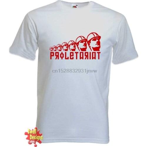 2019 Cool PROLETARIAT communist russia political soviet T Shirt Tee